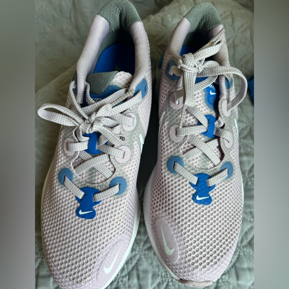 Nike Renew light purple and royal blue. Size Y 5.5.